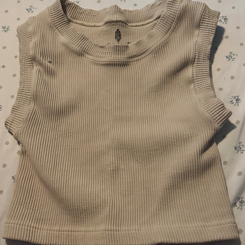 Free people Movement Sleeveless Ribbed Knit Top